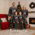 Santa And Motor Christmas Pajama Set Xmas Holiday Patterns - Wonder Print Shop