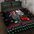 Santa And Motor Christmas Quilt Bed Set Xmas Holiday Patterns - Wonder Print Shop