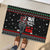 Santa And Motor Christmas Rubber Doormat Xmas Holiday Patterns - Wonder Print Shop