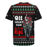 Santa And Motor Christmas Rugby Jersey Xmas Holiday Patterns - Wonder Print Shop