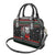 Santa And Motor Christmas Shoulder Handbag Xmas Holiday Patterns - Wonder Print Shop