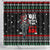 Santa And Motor Christmas Shower Curtain Xmas Holiday Patterns - Wonder Print Shop