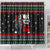 Santa And Motor Christmas Shower Curtain Xmas Holiday Patterns - Wonder Print Shop