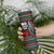 Santa And Motor Christmas Skinny Tumbler Xmas Holiday Patterns - Wonder Print Shop