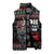 Santa And Motor Christmas Sleeveless Puffer Jacket Xmas Holiday Patterns - Wonder Print Shop