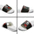 Santa And Motor Christmas Slide Sandals Xmas Holiday Patterns - Wonder Print Shop