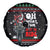 Santa And Motor Christmas Spare Tire Cover Xmas Holiday Patterns - Wonder Print Shop