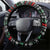 Santa And Motor Christmas Steering Wheel Cover Xmas Holiday Patterns - Wonder Print Shop