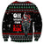 Santa And Motor Christmas Sweatshirt Xmas Holiday Patterns - Wonder Print Shop
