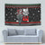 Santa And Motor Christmas Tapestry Xmas Holiday Patterns - Wonder Print Shop