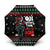 Santa And Motor Christmas Umbrella Xmas Holiday Patterns - Wonder Print Shop