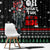 Santa And Motor Christmas Window Curtain Xmas Holiday Patterns - Wonder Print Shop