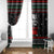 Santa And Motor Christmas Window Curtain Xmas Holiday Patterns - Wonder Print Shop