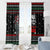 Santa And Motor Christmas Window Curtain Xmas Holiday Patterns - Wonder Print Shop