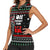 Santa And Motor Christmas Women Sleeveless Polo Shirt Xmas Holiday Patterns - Wonder Print Shop