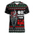 Santa And Motor Christmas Women V-Neck T-Shirt Xmas Holiday Patterns - Wonder Print Shop
