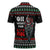 Santa And Motor Christmas Zipper Polo Shirt Xmas Holiday Patterns - Wonder Print Shop