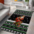 Santa Claus Fishing Christmas Area Rug Xmas Holiday Patterns - Wonder Print Shop