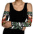 Santa Claus Fishing Christmas Arm Sleeves Xmas Holiday Patterns - Wonder Print Shop