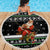 Santa Claus Fishing Christmas Beach Blanket Xmas Holiday Patterns - Wonder Print Shop