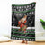Santa Claus Fishing Christmas Blanket Xmas Holiday Patterns - Wonder Print Shop