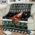 Santa Claus Fishing Christmas Blanket Xmas Holiday Patterns - Wonder Print Shop