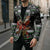 Santa Claus Fishing Christmas Blazer Xmas Holiday Patterns - Wonder Print Shop