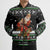 Santa Claus Fishing Christmas Bomber Puffer Jacket Xmas Holiday Patterns - Wonder Print Shop