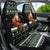 Santa Claus Fishing Christmas Car Seat Cover Xmas Holiday Patterns - Wonder Print Shop