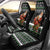 Santa Claus Fishing Christmas Car Seat Cover Xmas Holiday Patterns - Wonder Print Shop