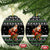 Santa Claus Fishing Christmas Ceramic Ornament Xmas Holiday Patterns - Wonder Print Shop