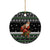 Santa Claus Fishing Christmas Ceramic Ornament Xmas Holiday Patterns - Wonder Print Shop