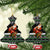 Santa Claus Fishing Christmas Ceramic Ornament Xmas Holiday Patterns - Wonder Print Shop