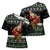 Santa Claus Fishing Christmas Cross Shoulder Shirt Xmas Holiday Patterns - Wonder Print Shop