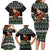 Santa Claus Fishing Christmas Family Matching Long Sleeve Bodycon Dress and Hawaiian Shirt Xmas Holiday Patterns - Wonder Print Shop