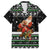 Santa Claus Fishing Christmas Family Matching Long Sleeve Bodycon Dress and Hawaiian Shirt Xmas Holiday Patterns - Wonder Print Shop