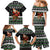 Santa Claus Fishing Christmas Family Matching Mermaid Dress and Hawaiian Shirt Xmas Holiday Patterns - Wonder Print Shop