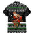 Santa Claus Fishing Christmas Family Matching Mermaid Dress and Hawaiian Shirt Xmas Holiday Patterns - Wonder Print Shop