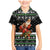 Santa Claus Fishing Christmas Family Matching Mermaid Dress and Hawaiian Shirt Xmas Holiday Patterns - Wonder Print Shop