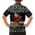 Santa Claus Fishing Christmas Family Matching Puletasi and Hawaiian Shirt Xmas Holiday Patterns - Wonder Print Shop