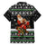 Santa Claus Fishing Christmas Family Matching Puletasi and Hawaiian Shirt Xmas Holiday Patterns - Wonder Print Shop