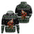 Santa Claus Fishing Christmas Hoodie Xmas Holiday Patterns - Wonder Print Shop