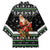 Santa Claus Fishing Christmas Kimono Xmas Holiday Patterns - Wonder Print Shop