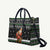 Santa Claus Fishing Christmas Leather Bag Xmas Holiday Patterns - Wonder Print Shop