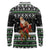 Santa Claus Fishing Christmas Long Sleeve Polo Shirt Xmas Holiday Patterns - Wonder Print Shop