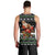 Santa Claus Fishing Christmas Men Tank Top Xmas Holiday Patterns - Wonder Print Shop
