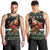 Santa Claus Fishing Christmas Men Tank Top Xmas Holiday Patterns - Wonder Print Shop