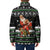 Santa Claus Fishing Christmas Padded Jacket Xmas Holiday Patterns - Wonder Print Shop
