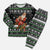 Santa Claus Fishing Christmas Pajama Set Xmas Holiday Patterns - Wonder Print Shop