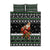 Santa Claus Fishing Christmas Quilt Bed Set Xmas Holiday Patterns - Wonder Print Shop